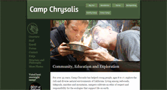 Desktop Screenshot of campchrysalis.com